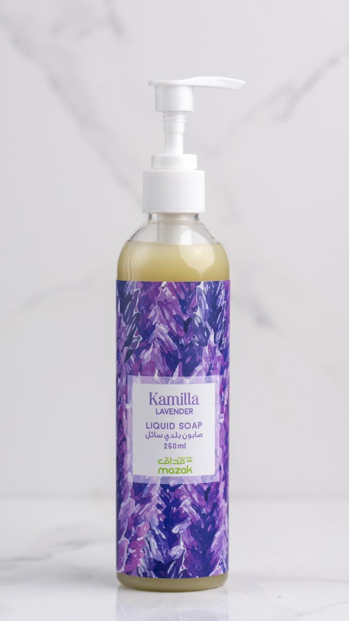 Kamilla Lavender liquid soap, 250 ml pump bottle